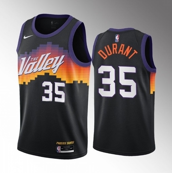 Men's Phoenix Suns #35 Kevin Durant Balck City Edition Stitched Basketball Jersey,We sell and wholesale Men's Phoenix Suns #35 Kevin Durant Balck City Edition Stitched Basketball Jersey on line form chian!